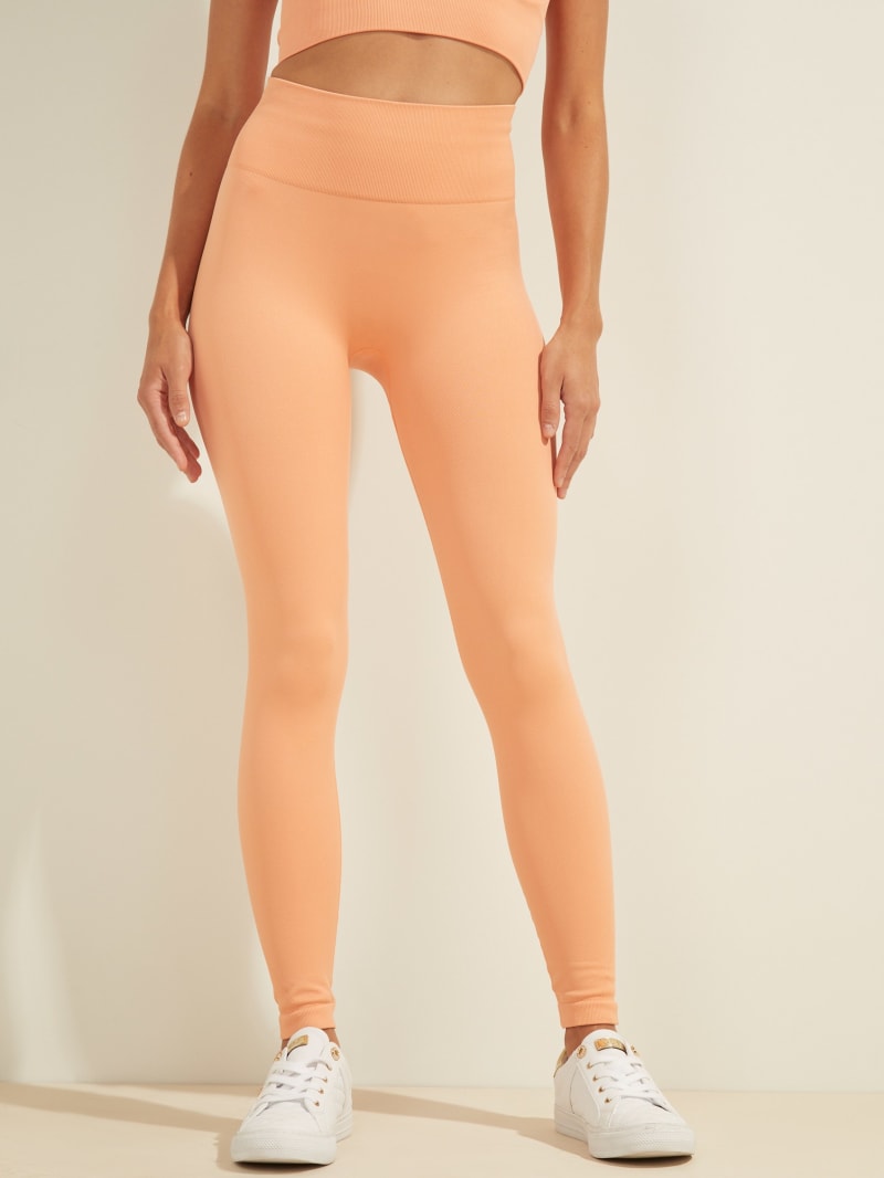 Guess Alma Seamless Leggings Broek Dames Oranje | 6597-HOPFW