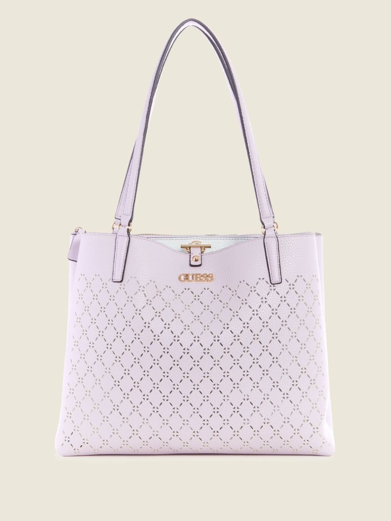 Guess Amara Society Tote Tassen Dames Paars | 6458-DNAVZ