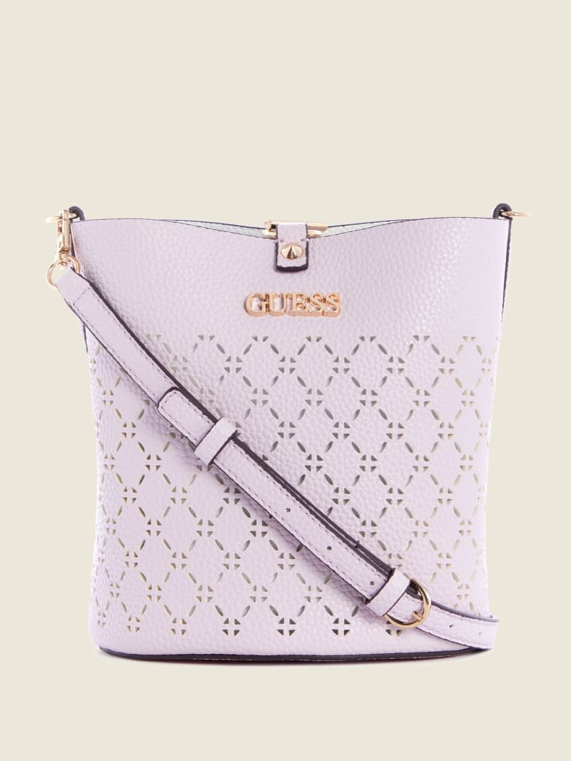 Guess Amara Tote Tassen Dames Paars | 4530-FJQNK