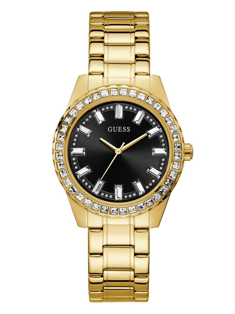 Guess And Gold-Tone Analog Horloge Dames Goud | 3526-WMQJR