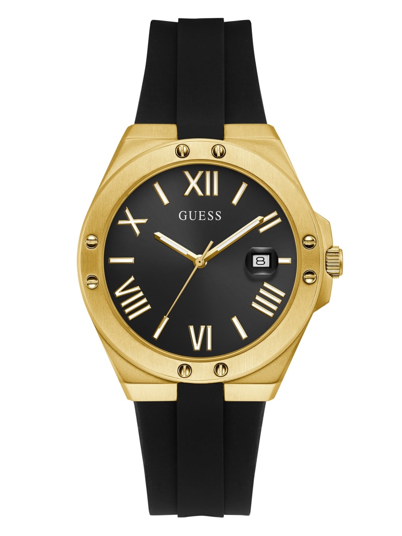 Guess And Gold-Tone Analog Horloge Heren Gekleurd | 1254-NHVIS