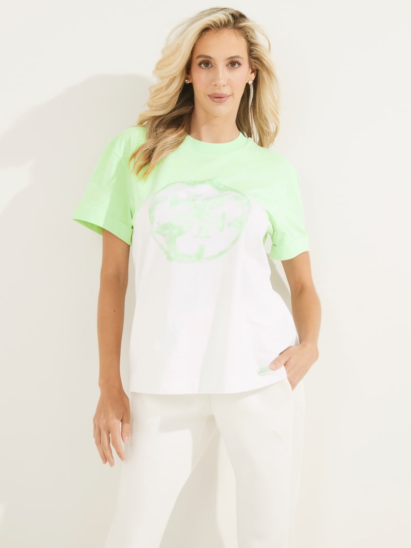 Guess Anise Tee T-shirts Dames Groen | 9678-AFVOS