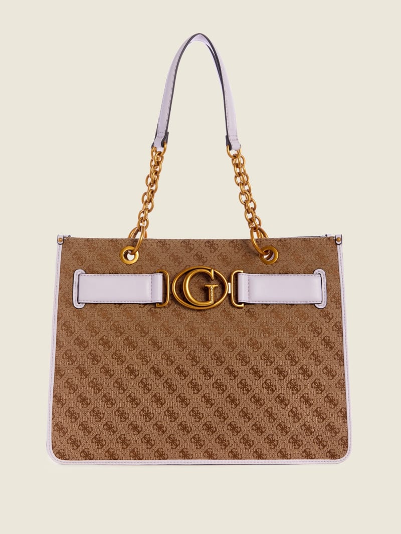 Guess Aviana Tote Tassen Dames Paars | 8263-OMTSQ