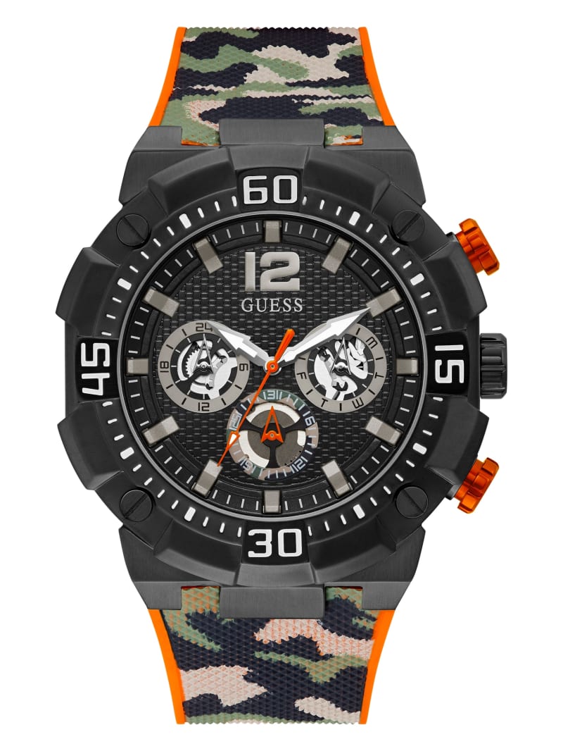 Guess Camo Chrono-Look Multifunctioneel Horloge Heren Gekleurd | 6423-CDIKM