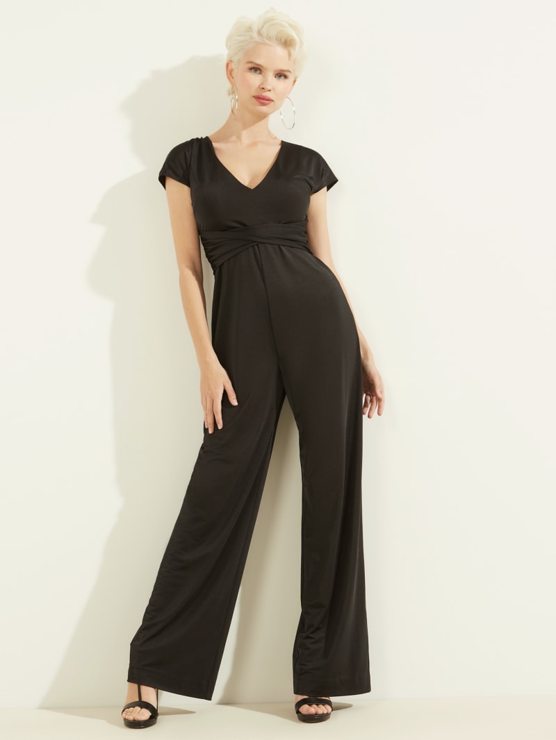 Guess Candice Jumpsuit Jurken Dames Zwart | 5417-HYXJL