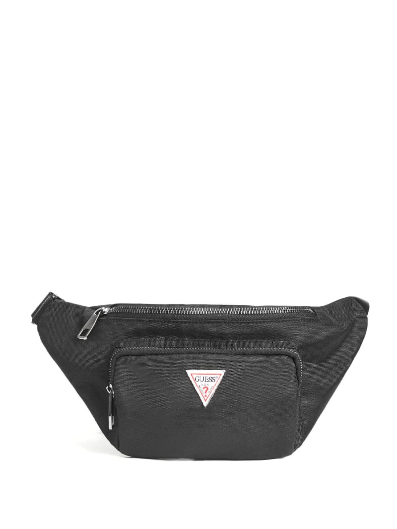 Guess Canvas Fanny Pack Tassen Heren Zwart | 4580-DKINX