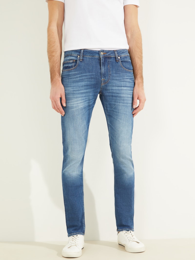 Guess Chris Skinny Broek Heren Blauw | 2801-HKPAT