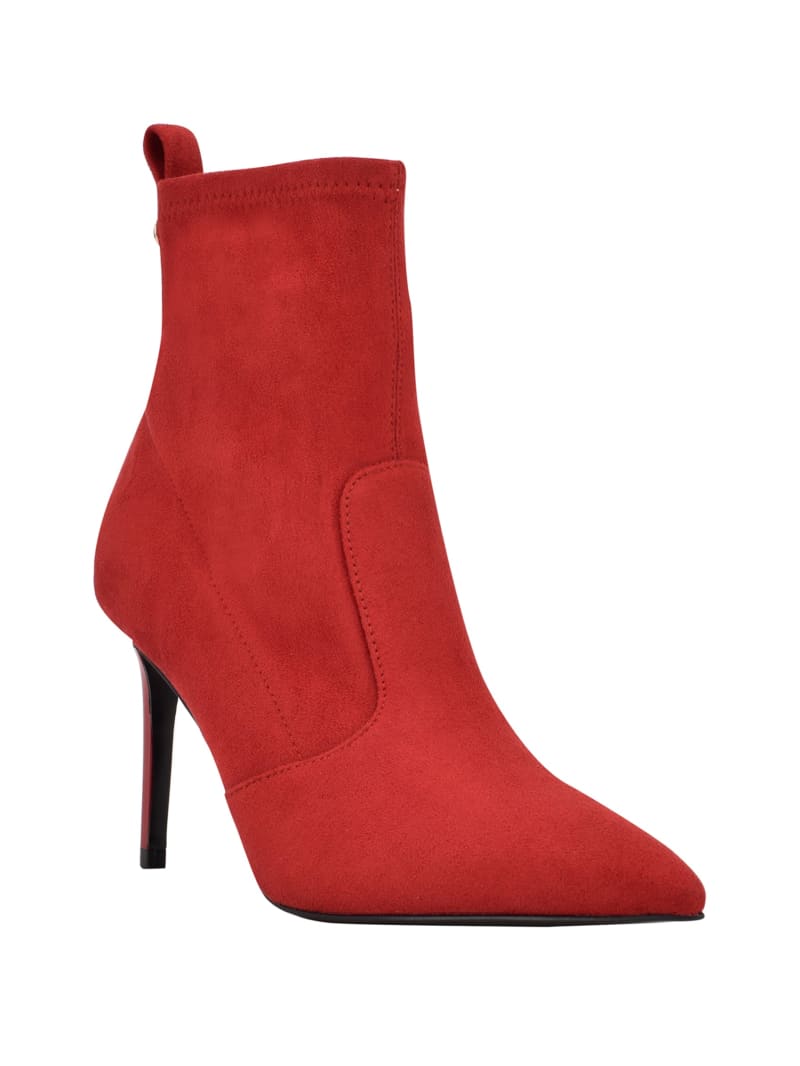 Guess Dafina Faux-Suede Sock Laarzen Dames Rood | 6817-IZPFV