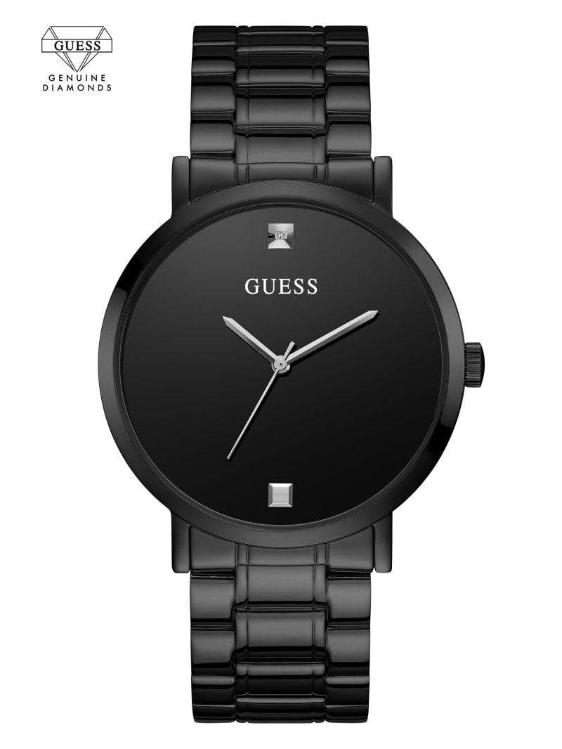 Guess Diamond Analog Horloge Dames Zwart | 1793-WYDNR