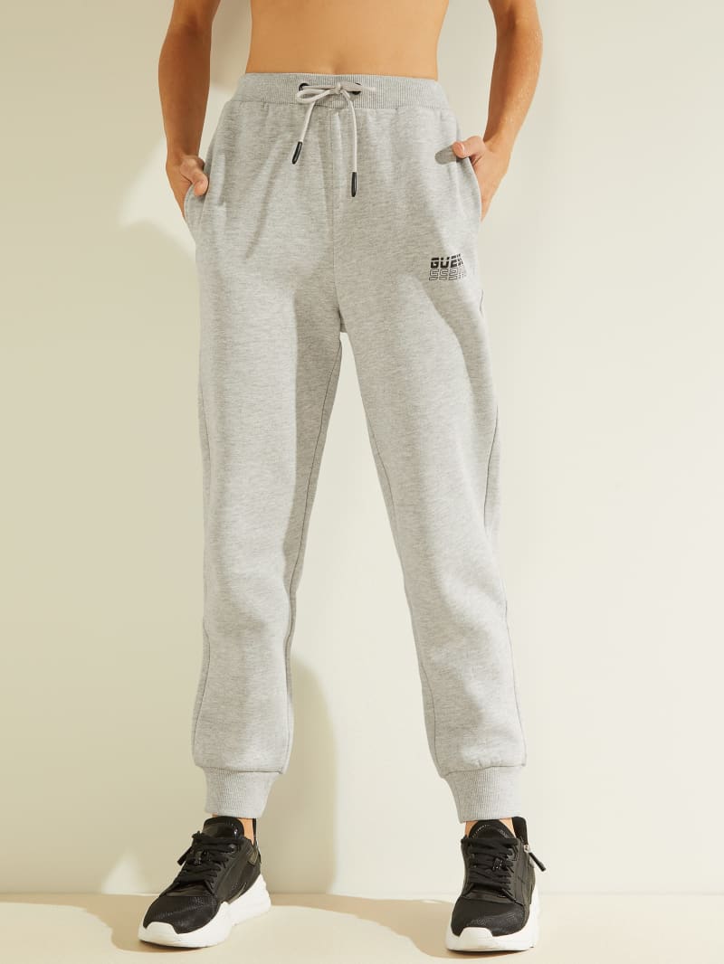 Guess Eco Alisha Logo Joggers Broek Dames Grijs | 1526-XIWEB