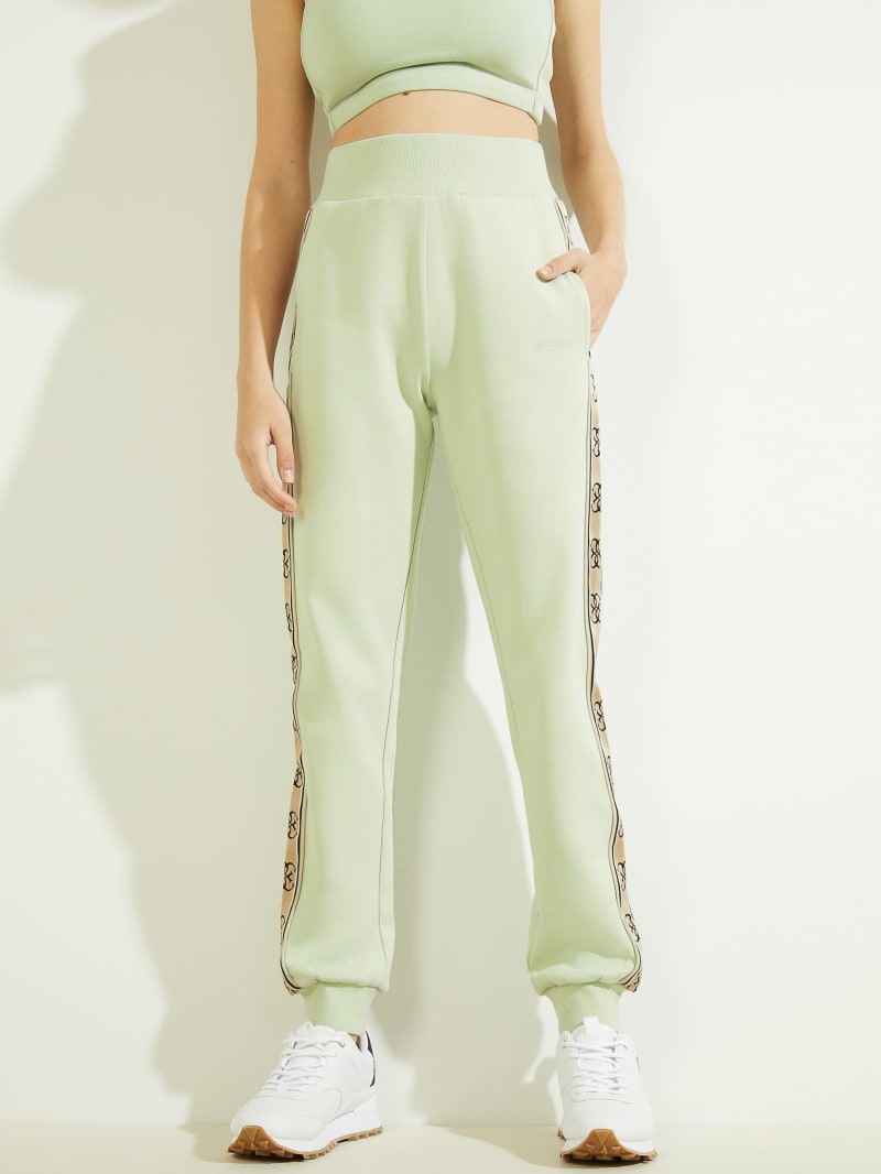 Guess Eco Britney Joggers Broek Dames Mintgroen | 9857-TNQRC