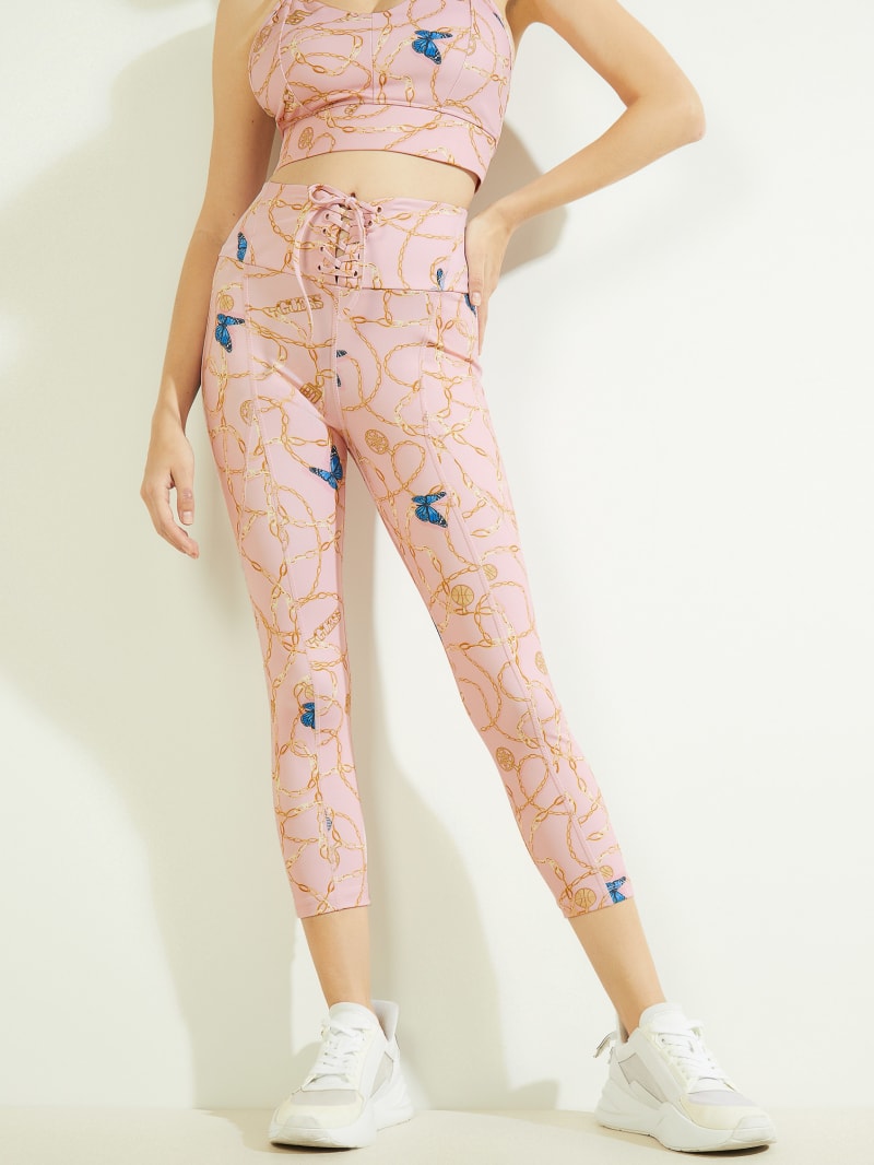 Guess Eco Dollie Leggings Broek Dames Roze | 9642-KHRBU