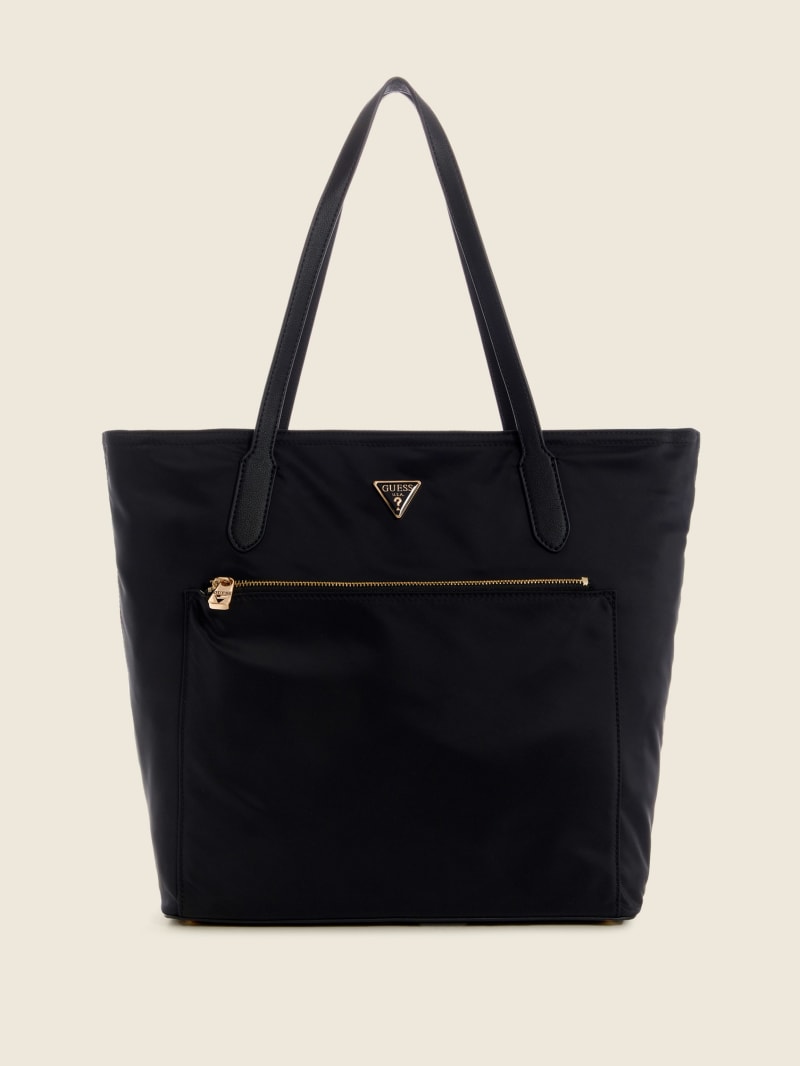 Guess Eco Gemma Tote Tassen Dames Zwart | 9867-SFIJX