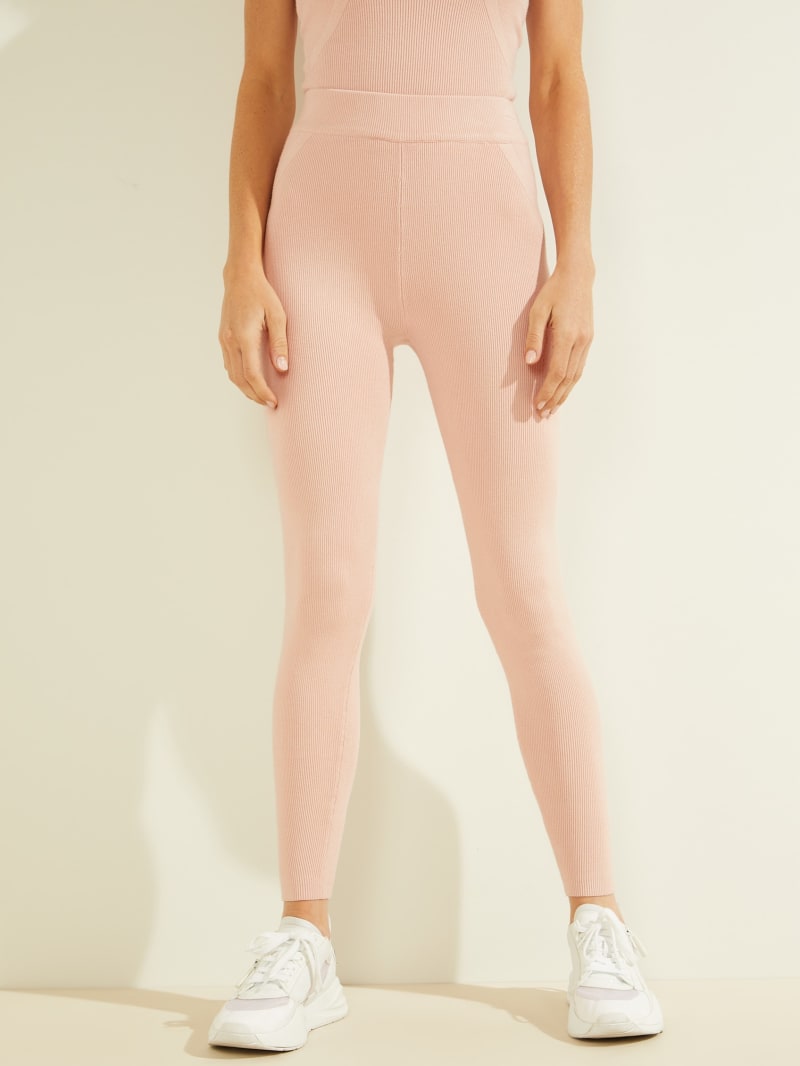 Guess Eco Sacha Leggings Broek Dames Roze | 2893-HDUYW