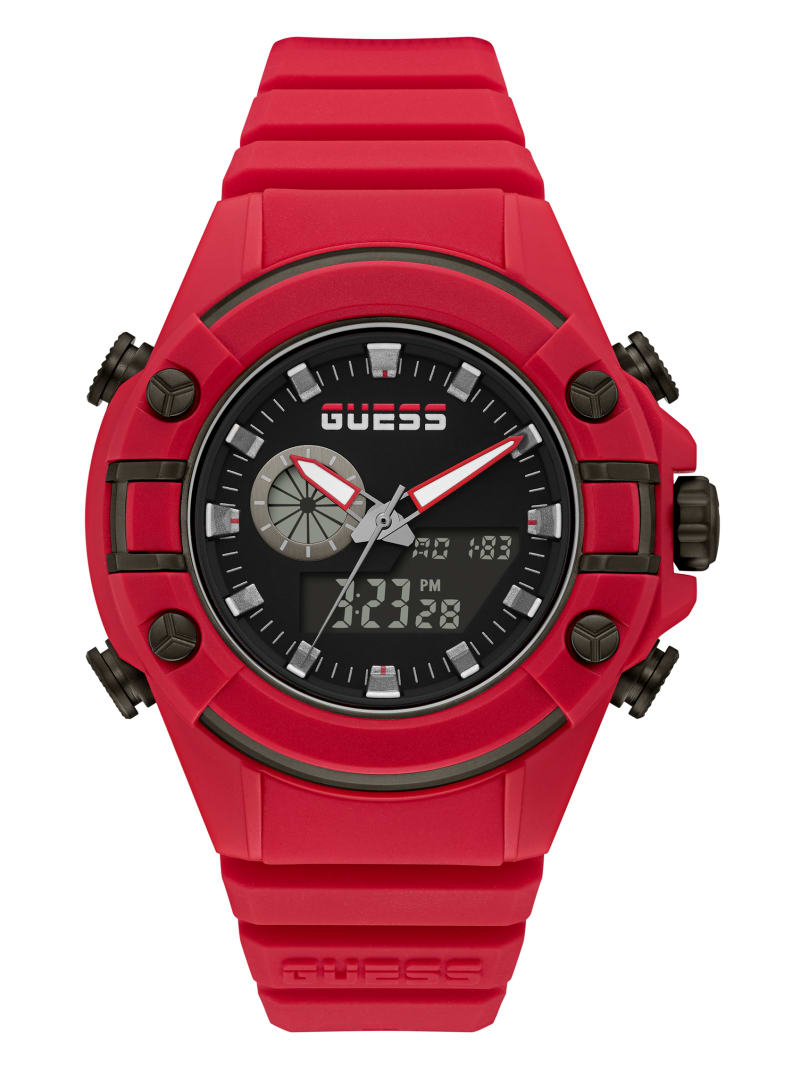 Guess G Force Red Digitaal Horloge Heren Rood | 8607-SIZJO