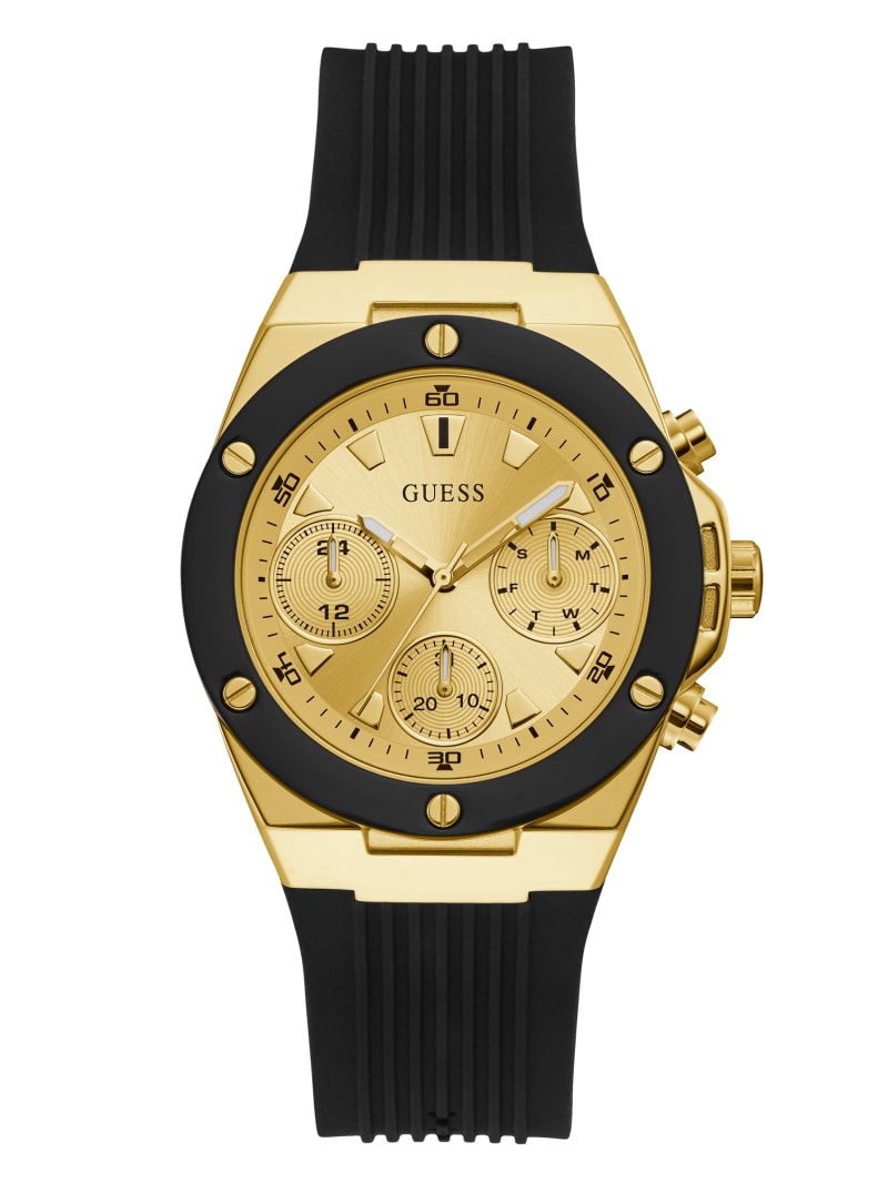 Guess Gold-Tone And Multifunctioneel Horloge Dames Gekleurd | 5276-KUSGE