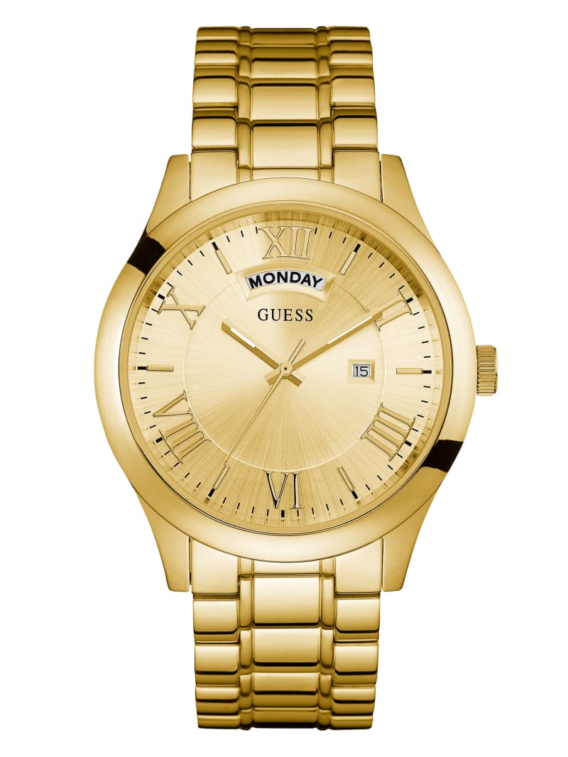 Guess Gold-Tone Klassieke Multifunctioneel Horloge Dames Goud | 7965-BNDJP