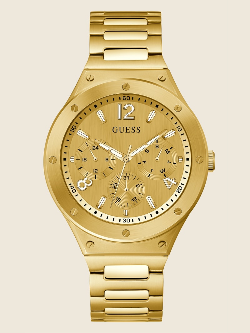 Guess Gold-Tone Multifunctioneel Horloge Heren Goud | 1586-BXMAU