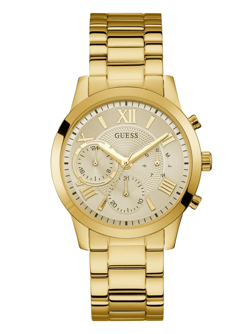 Guess Gold-Tone Multifunctioneel Horloge Dames Goud | 3586-HJLYN