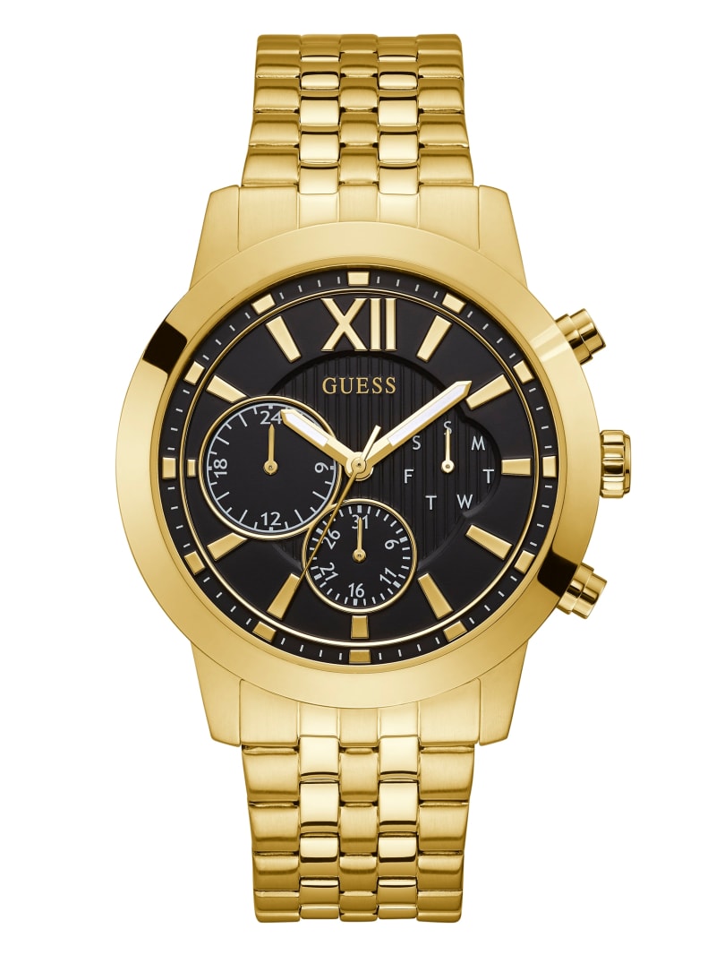 Guess Gold-Tone Multifunctioneel Horloge Heren Goud | 6795-NVZIJ