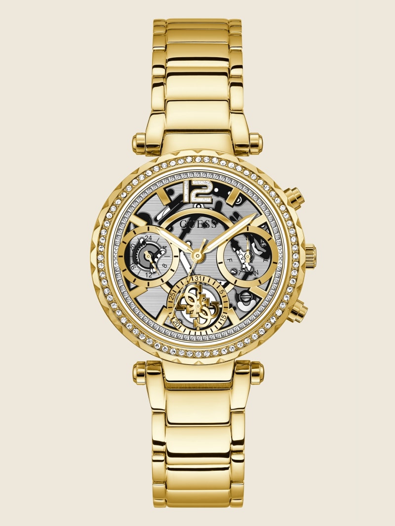 Guess Gold-Tone Multifunctioneel Horloge Dames Goud | 7218-TBMZD