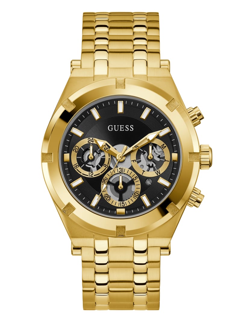 Guess Gold-Tone Multifunctioneel Horloge Heren Goud | 8756-URALY