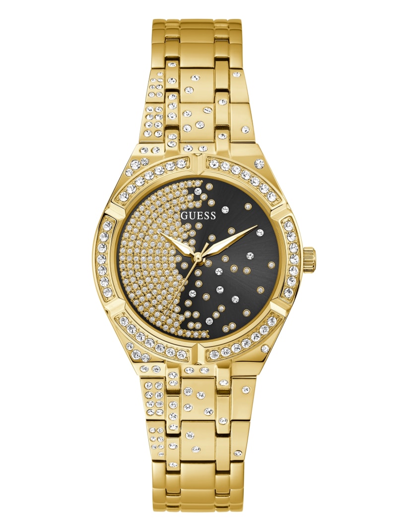 Guess Gold-Tone and Analog Horloge Dames Goud | 2496-TQWKE