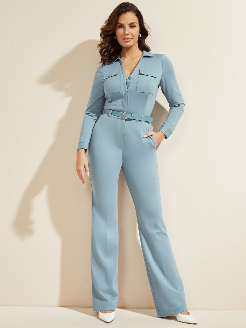 Guess Jones Jumpsuit Jurken Dames Blauw | 3072-XHGFB