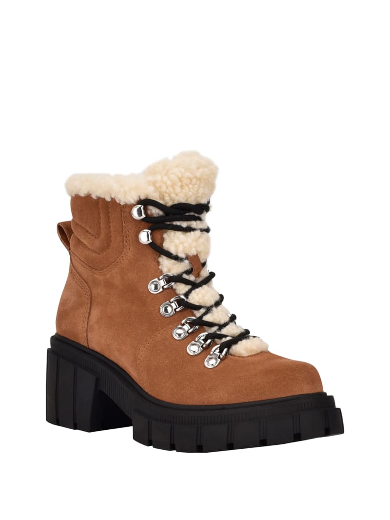 Guess Kiele Sherpa-Gevoerde Hiker Laarzen Dames Khaki | 9217-CTRJF