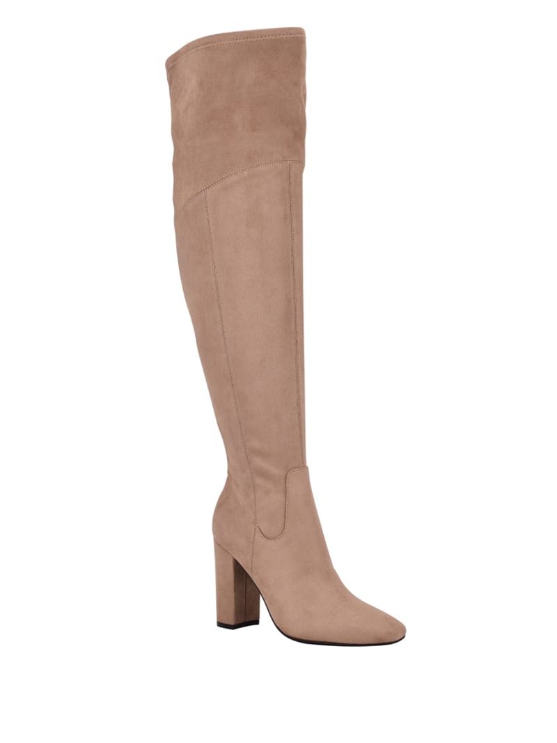 Guess Mireya Over-The-Knee Laarzen Dames Beige | 3812-PEDCF