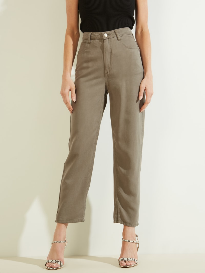 Guess Mom Broek Dames Groen | 6378-RFWEK