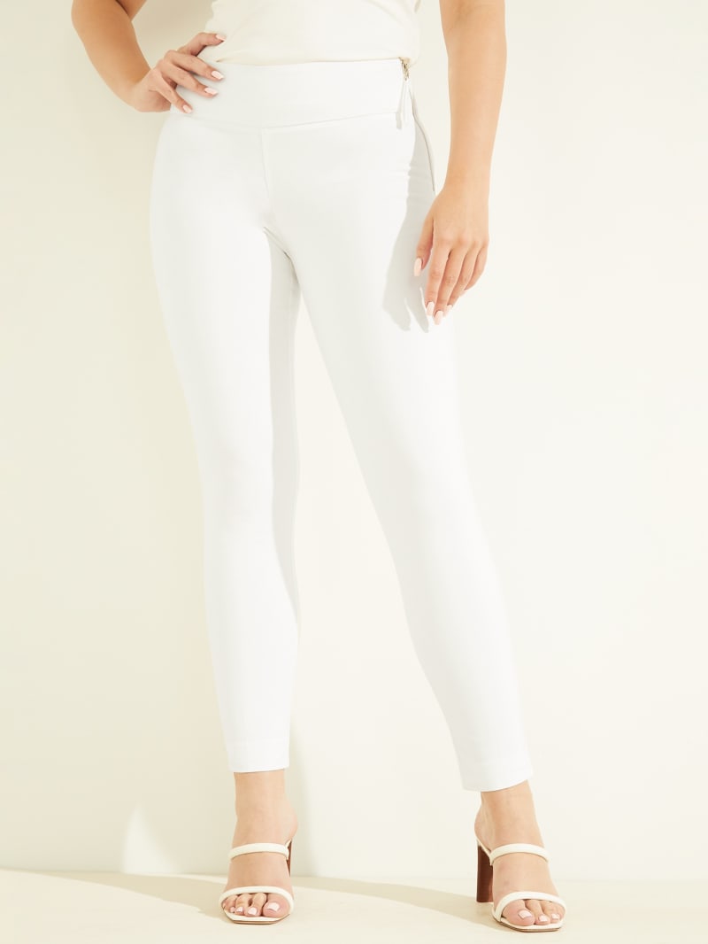 Guess Olivia Skinny Broek Dames Wit | 0528-OXYGW