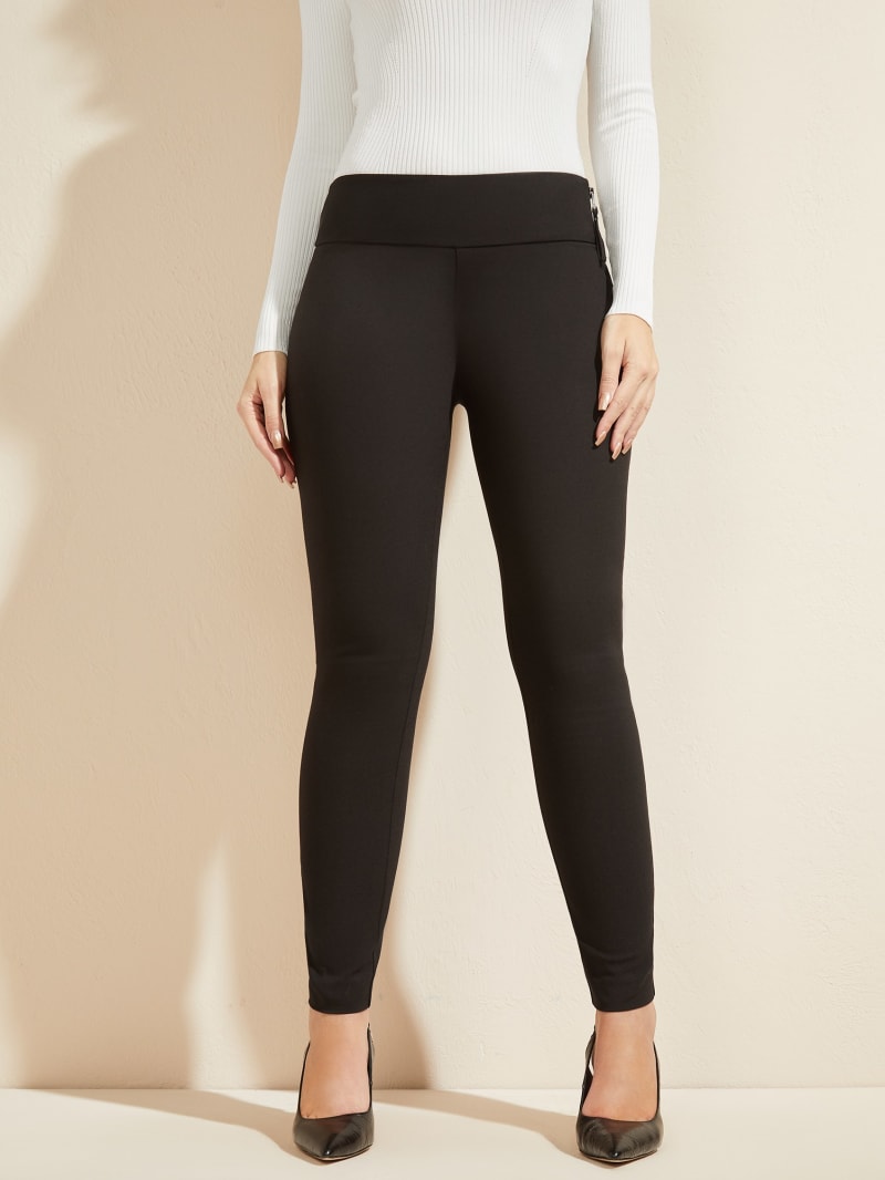 Guess Olivia Skinny Broek Dames Zwart | 4821-UMVTF