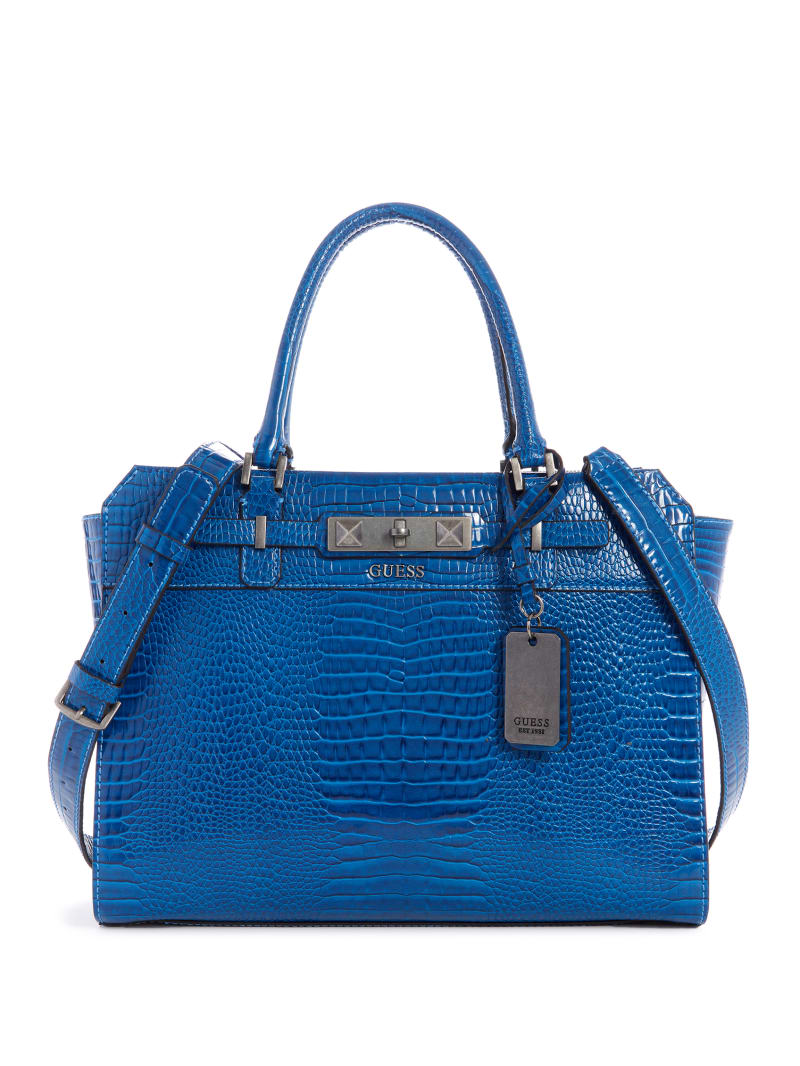 Guess Raffie Carryall Tote Tassen Dames Blauw | 0793-FIRQM