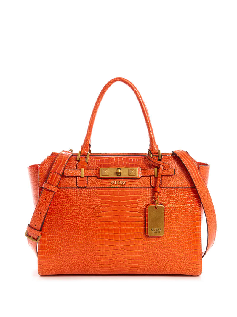 Guess Raffie Carryall Tote Tassen Dames Oranje | 3902-NJXCY