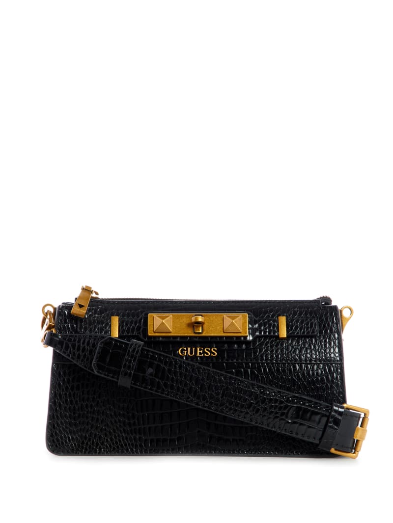 Guess Raffie Crossbodytassen Dames Zwart | 6703-RUIHN