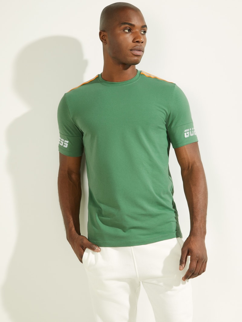 Guess Rodney Active Tee T-shirts Heren Groen | 4815-HPUEQ