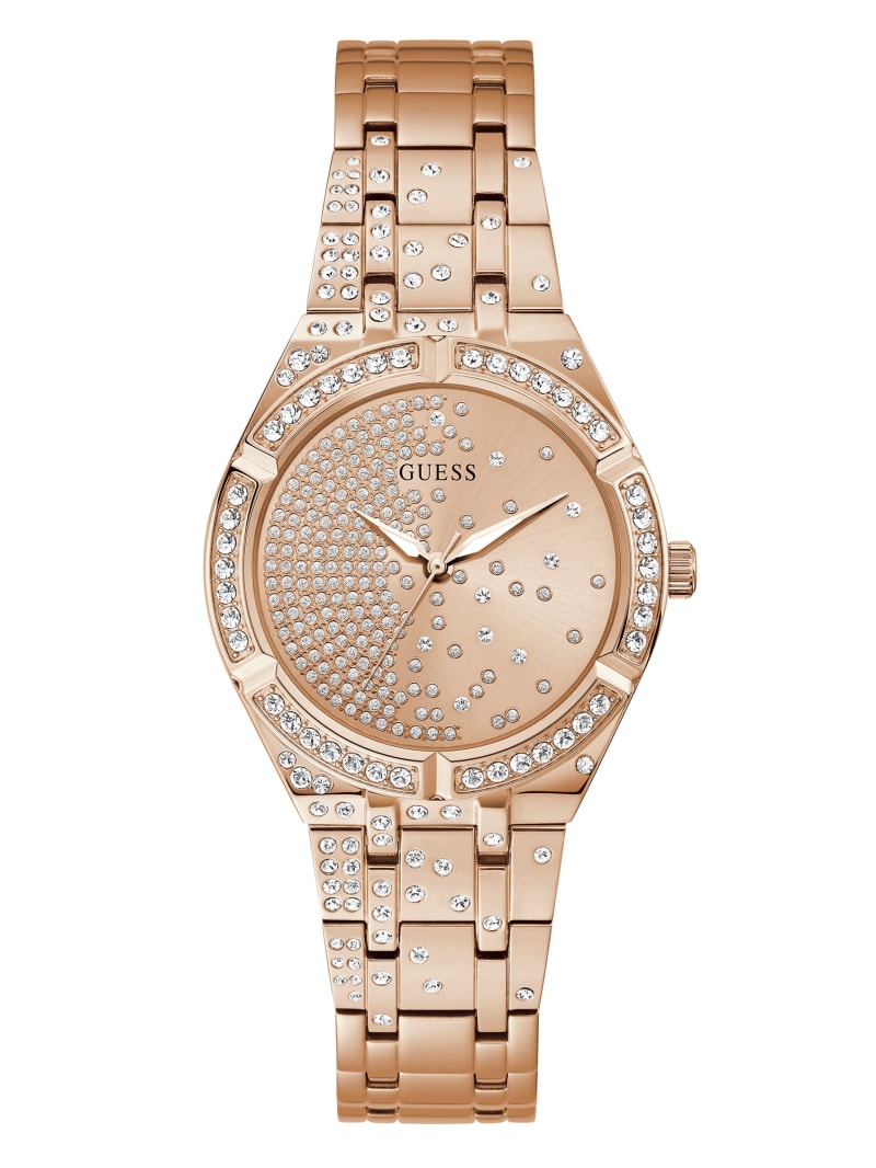 Guess Rose Gold-Tone Analog Horloge Dames Koper | 6735-YSKEG