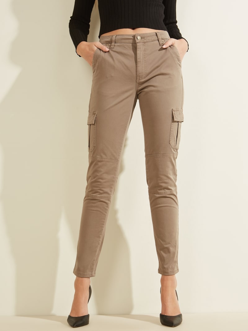 Guess Sexy Cargos Broek Dames Groen | 4867-QRBLS