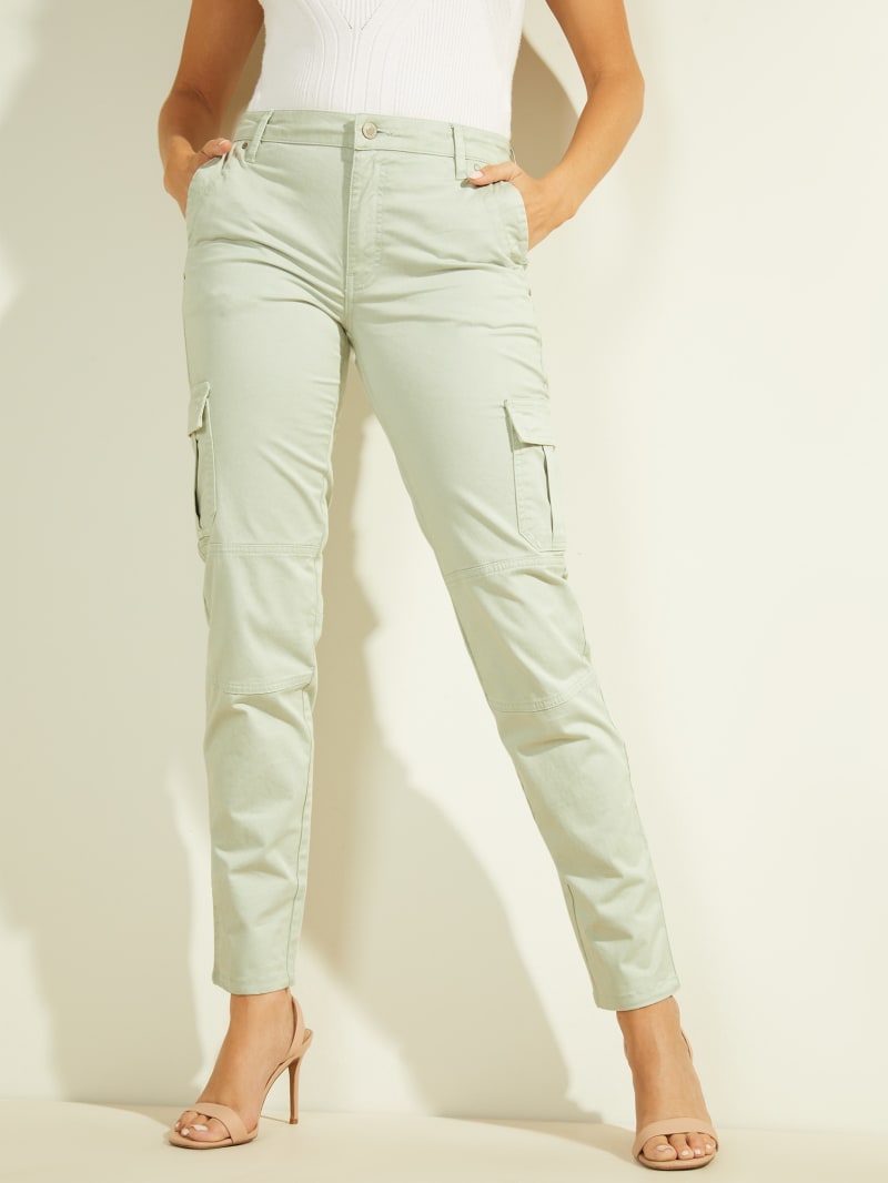 Guess Sexy Cargos Broek Dames Lichtturquoise | 4369-WNAXD