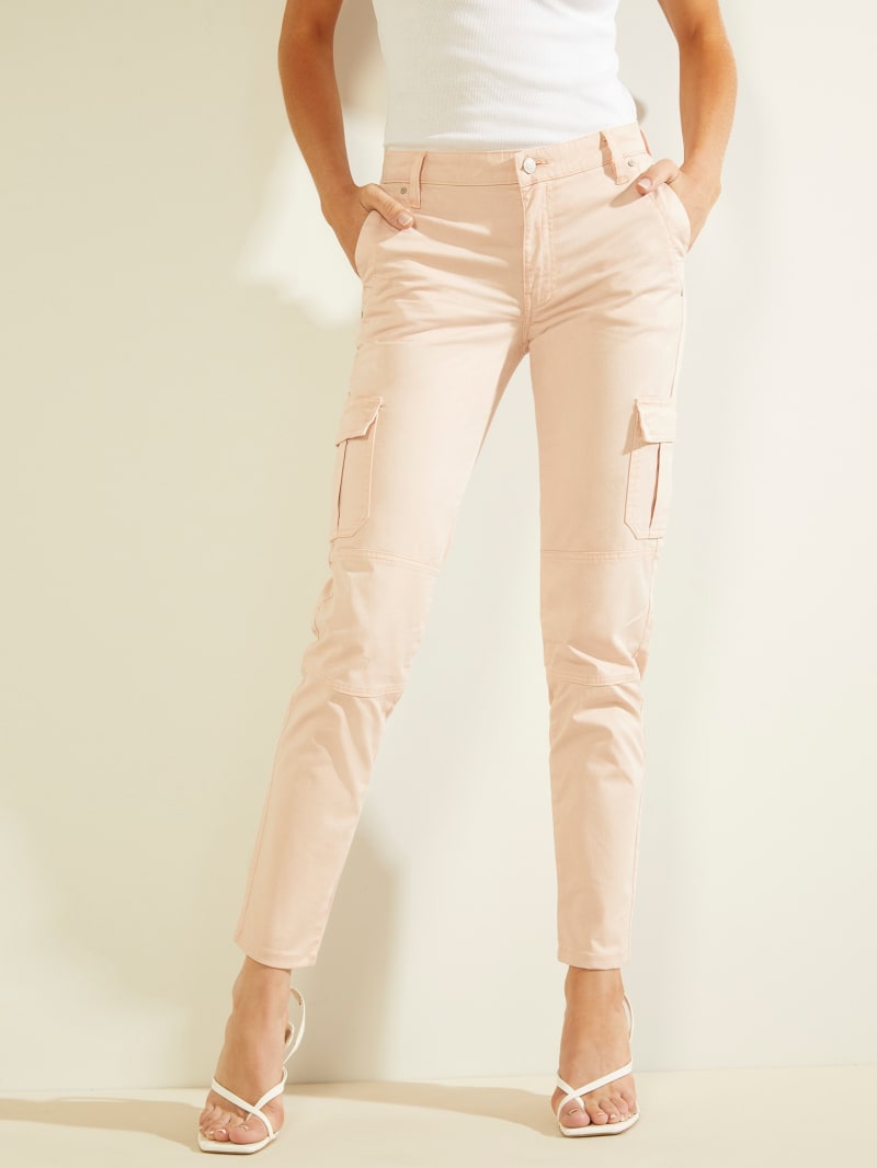 Guess Sexy Cargos Broek Dames Roze | 7831-EFMCX