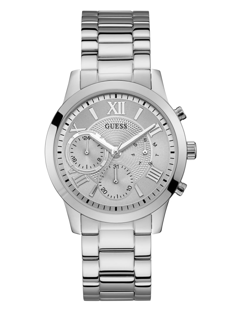 Guess Silver-Tone Horloge Dames Zilver | 5930-CELPS