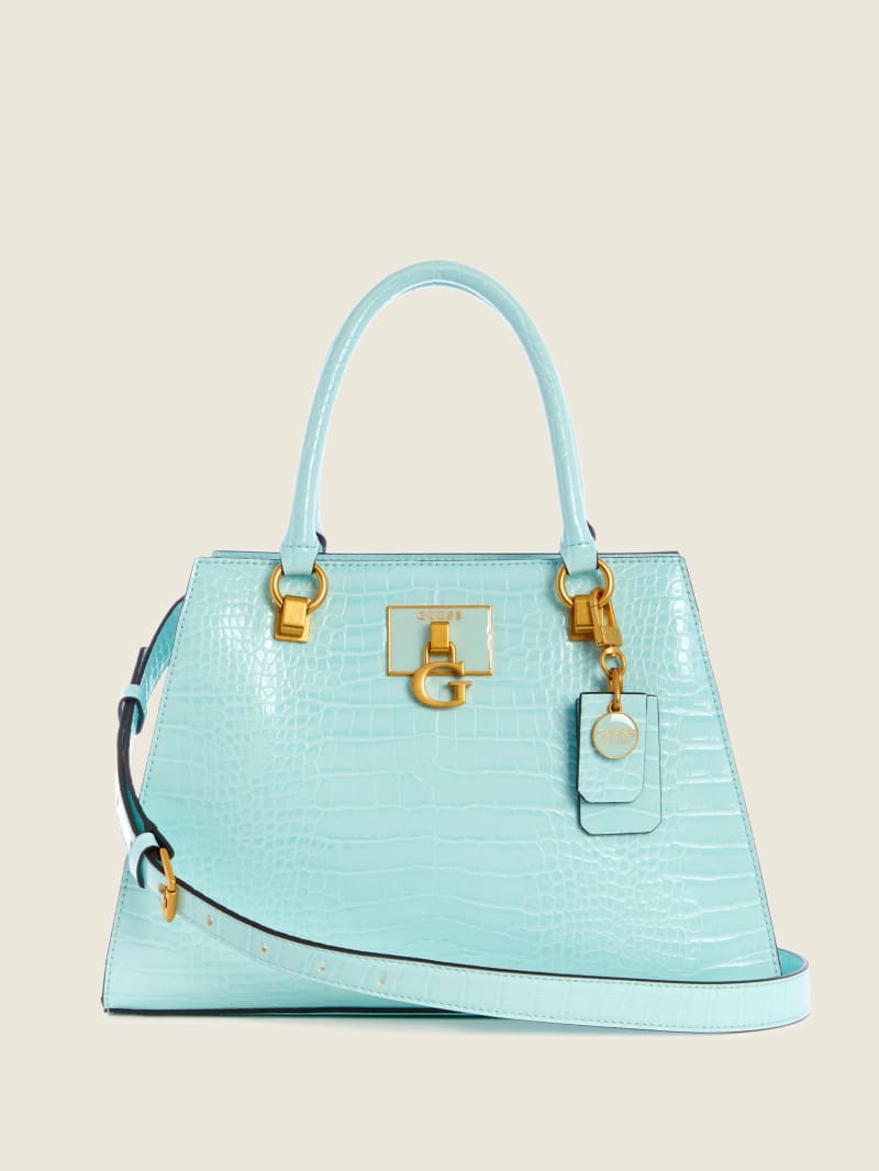 Guess Stephi Girlfriend Boekentassen Dames Turquoise | 1596-KFQWM