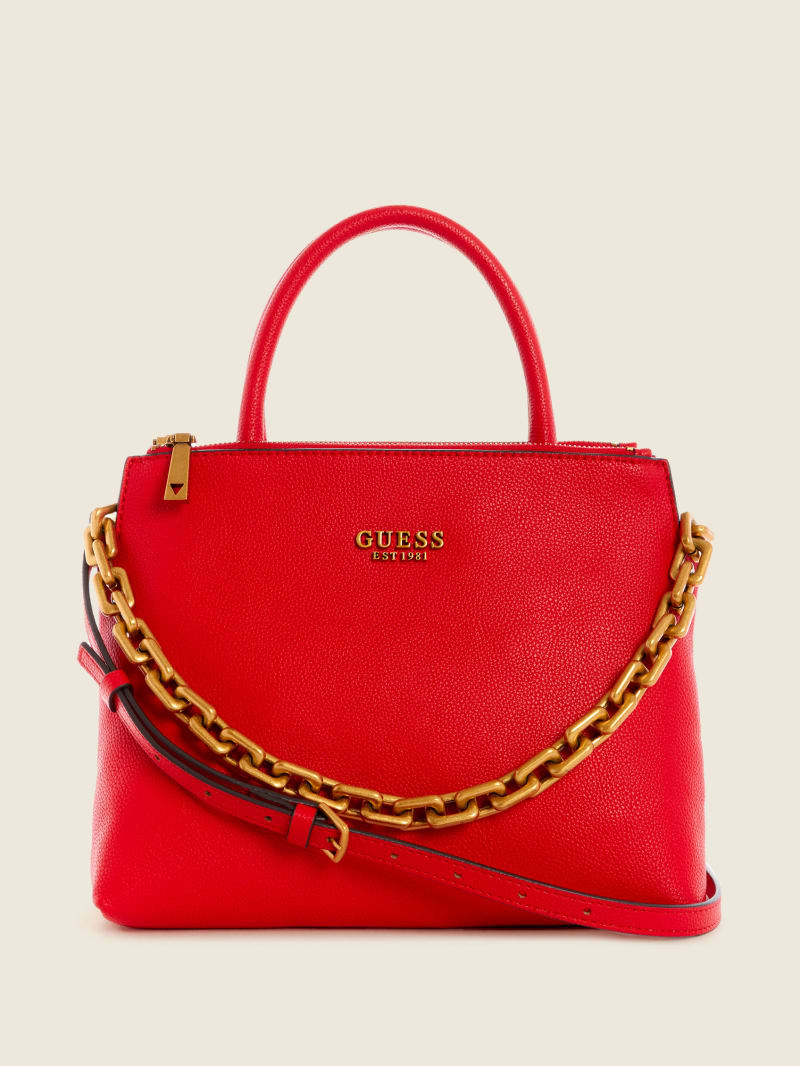 Guess Turin Triple Compartment Boekentassen Dames Rood | 2309-WIRUT