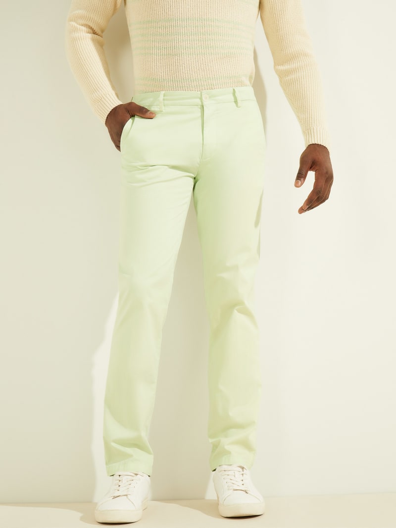 Guess Urban Chino Broek Heren Mintgroen | 7896-REPMS