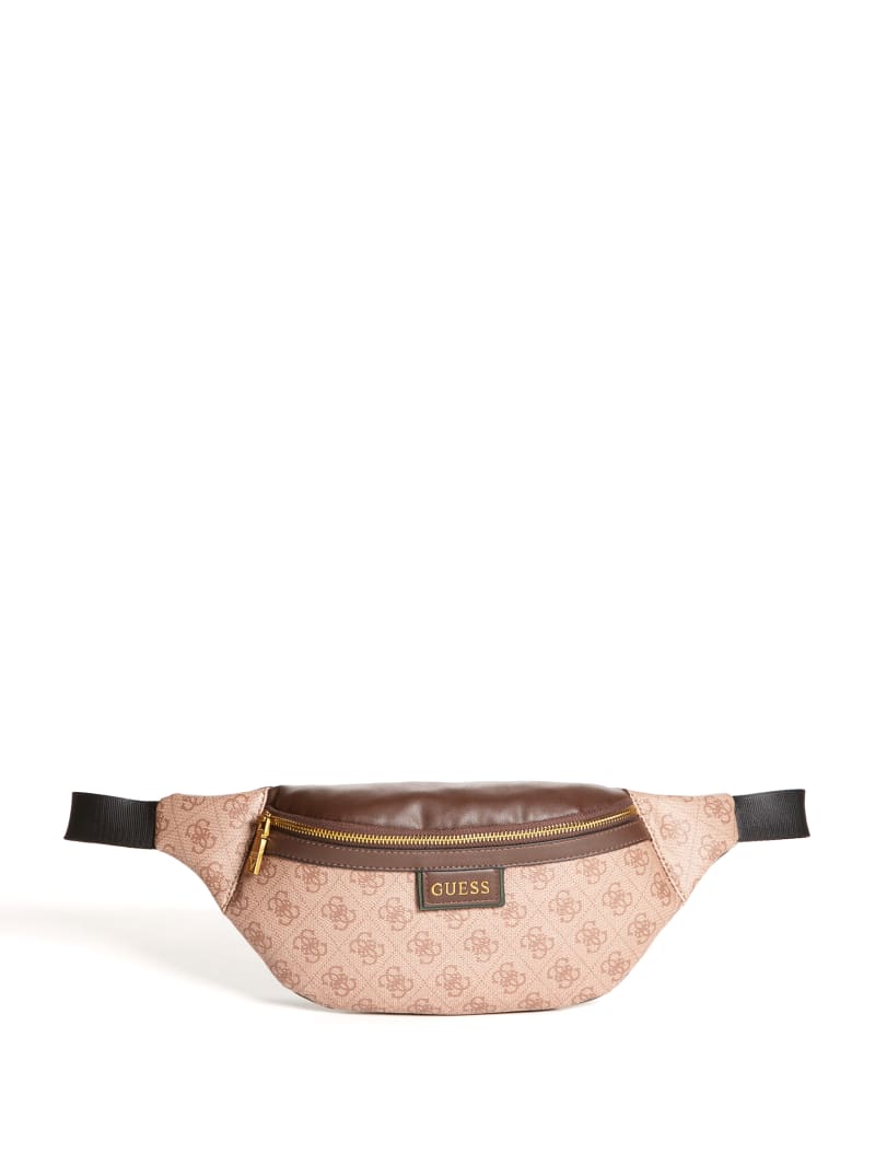 Guess Vezzola Logo Belt Tassen Heren Bruin | 3485-IEJQG