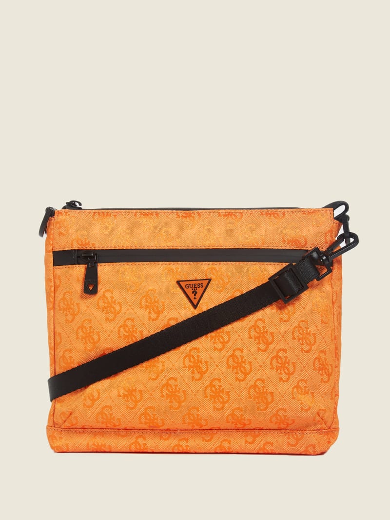 Guess Vezzola Nylon Tassen Heren Oranje | 9328-KRBFU