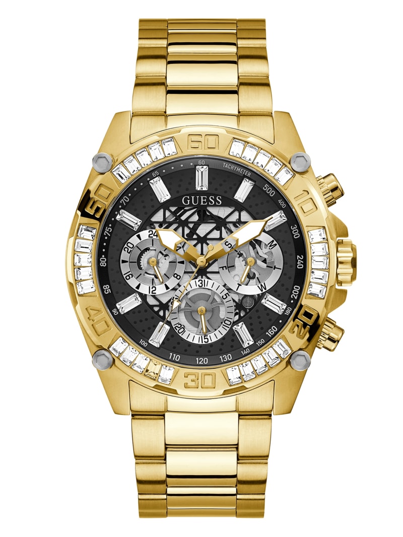 Guess and Gold-Tone Multifunctioneel Horloge Heren Goud | 6834-ZTPGX