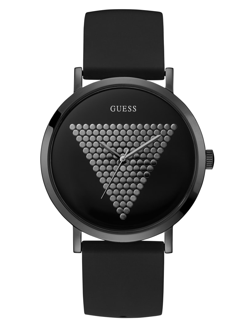 Guess and Hematite-Tone Analog Horloge Heren Zwart | 7891-WUKSR