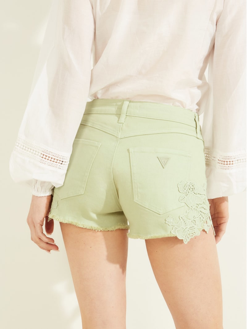 Guess 1981 Embroidereds Broek Dames Gekleurd | 3984-MWXUV